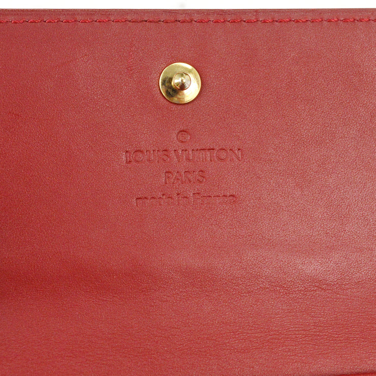 Louis Vuitton Vernis Porte Monnaie Billets Cartes Credit M92241 TH1016 NQ00447