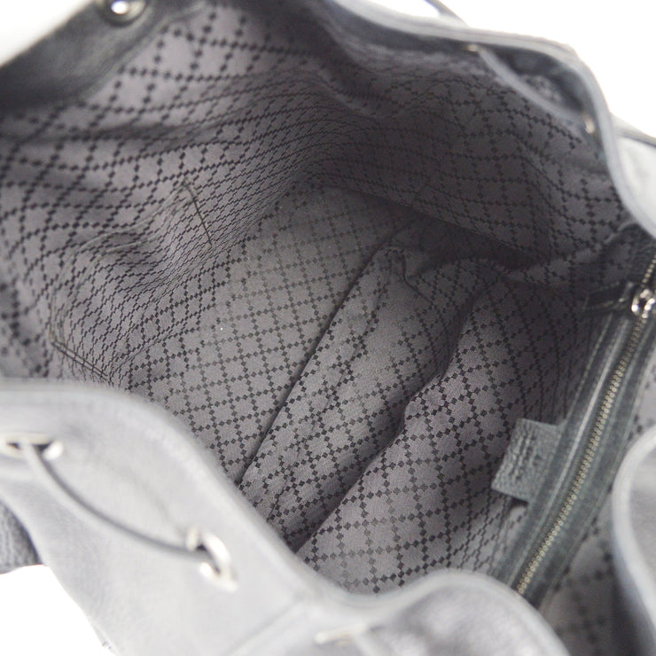 Gucci Black Bamboo Backpack 387097 493075 NQ00465