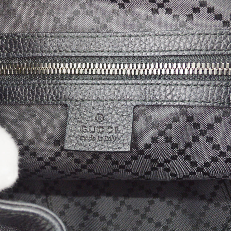 Gucci Black Bamboo Backpack 387097 493075 NQ00465