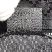 Gucci Black Bamboo Backpack 387097 493075 NQ00465