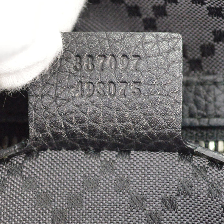Gucci Black Bamboo Backpack 387097 493075 NQ00465