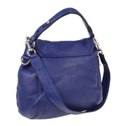 Gucci Blue Horsebit Detail Bamboo Shoulder Bag 240236 467891 B5850076 NQ00468
