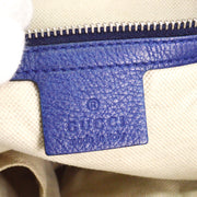 Gucci Blue Horsebit Detail Bamboo Shoulder Bag 240236 467891 B5850076 NQ00468
