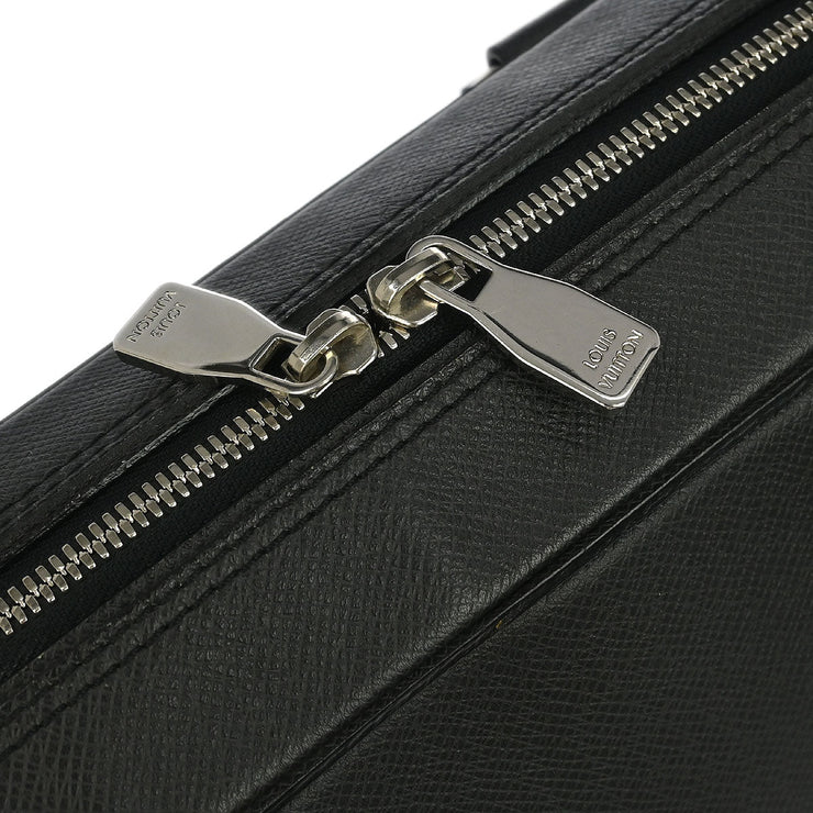 Louis Vuitton Black Taiga Neo Igor Briefcase Handbag M32782 FL0173 NQ00509