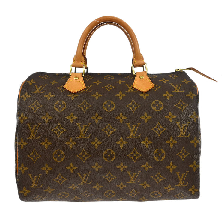 Louis Vuitton Monogram Speedy 30 Handbag M41526 TH0091 RQ00494