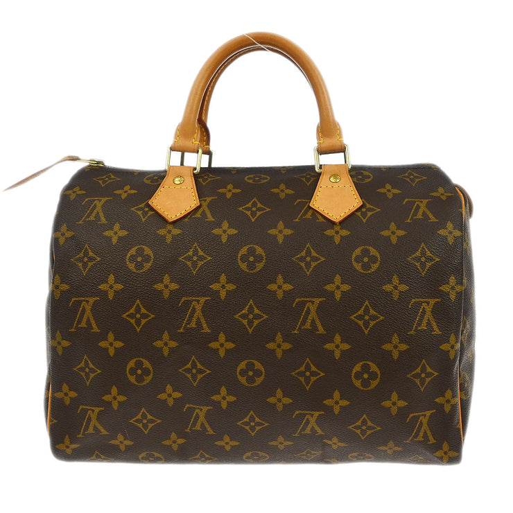 Louis Vuitton Monogram Speedy 30 Handbag M41526 TH0091 RQ00494