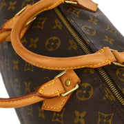 Louis Vuitton Monogram Speedy 30 Handbag M41526 TH0091 RQ00494