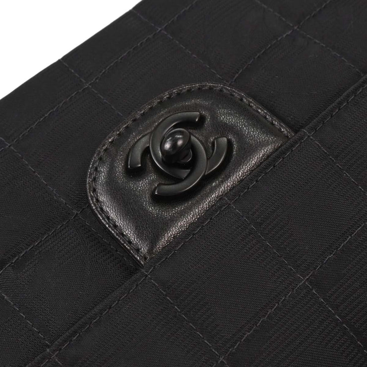 Chanel Black Nylon Travel Line East West Handbag 125031