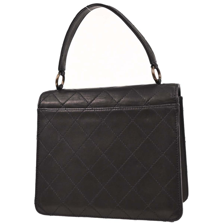 Chanel Black Lambskin Handbag 78572