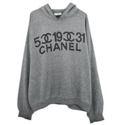 Chanel Long Sleeve Top Sweater Gray 28806