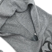 Chanel Long Sleeve Top Sweater Gray 28806