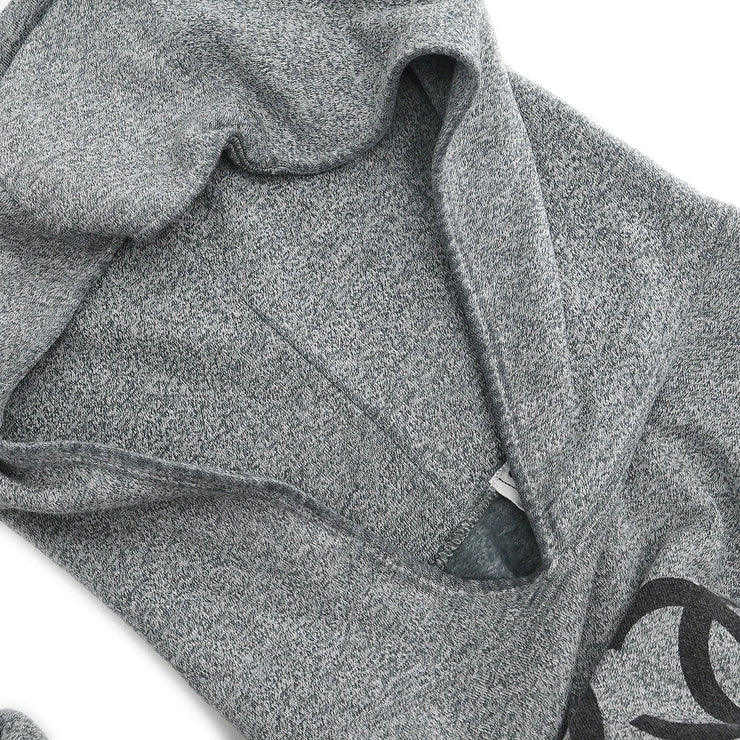 Chanel Long Sleeve Top Sweater Gray 28806