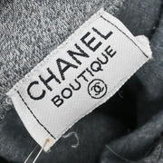 Chanel Long Sleeve Top Sweater Gray 28806