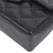 Chanel Black Calfskin Mini Classic Square Flap Bag 17 61688
