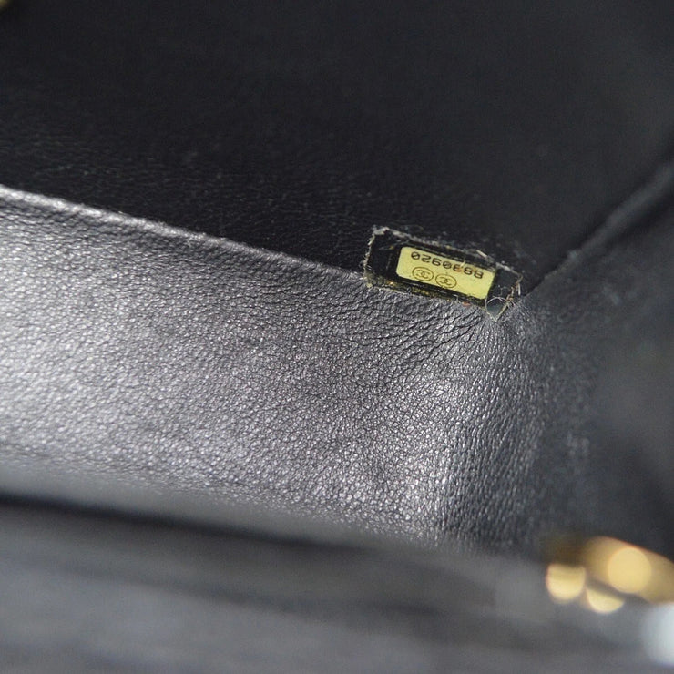 Chanel Black Calfskin Mini Classic Square Flap Bag 17 61688