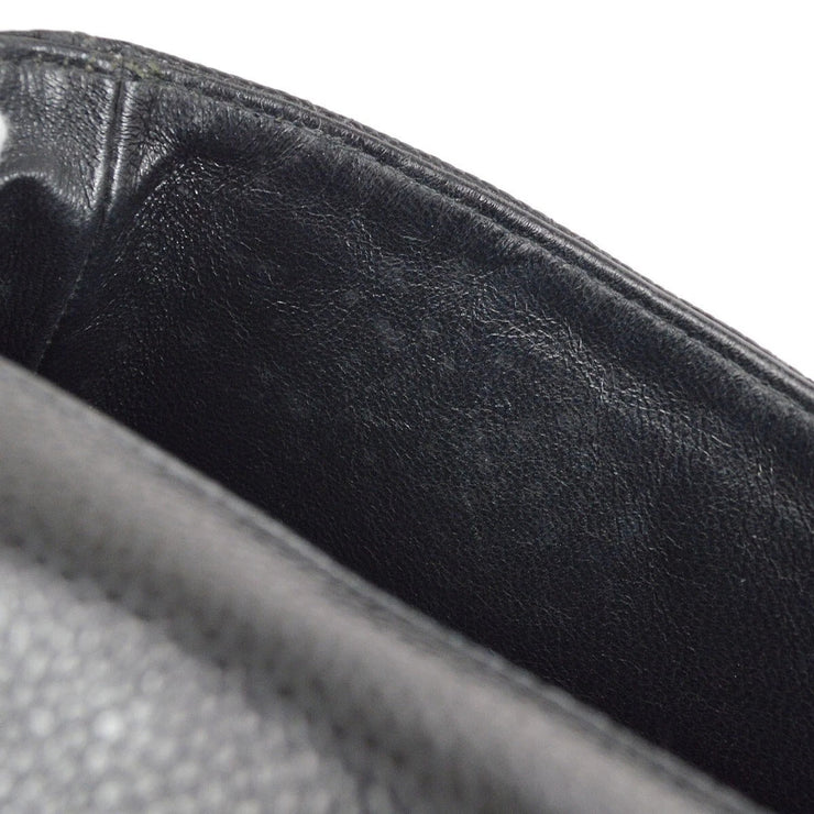 Chanel Black Calfskin Mini Classic Square Flap Bag 17 61688