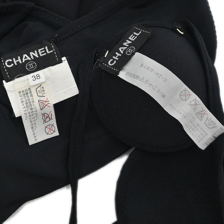 Chanel Swimwear Swimsuit Black 96P #38 69581