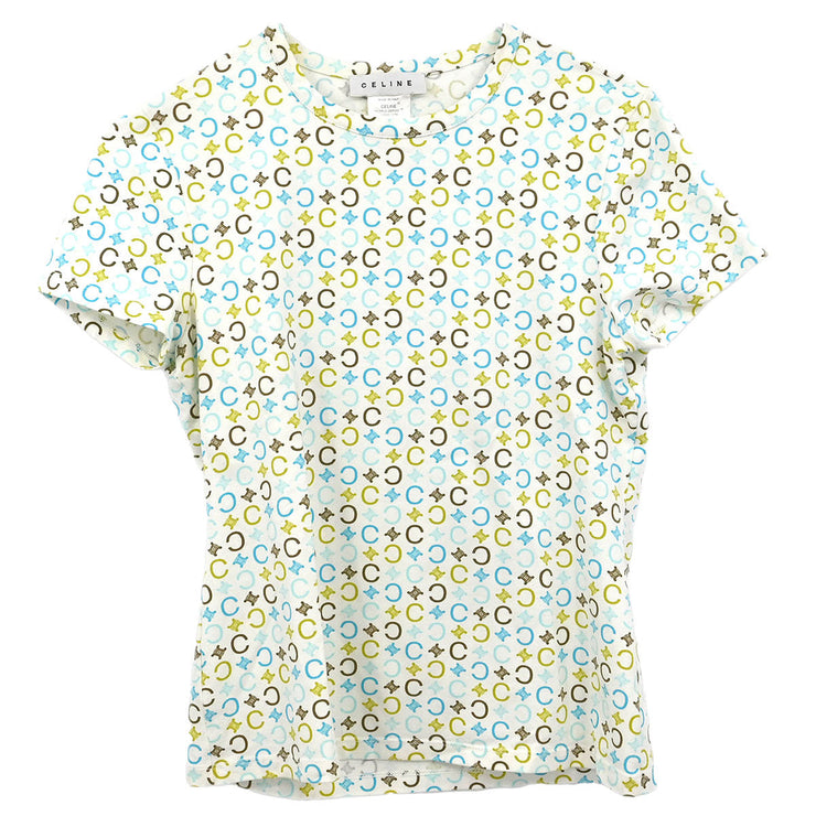 Celine Macadam T-shirt White 2 0358/5156 69591