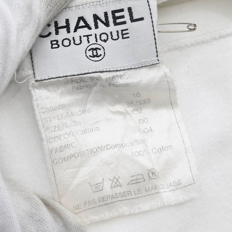 Chanel T-shirt White 16 #M 69982