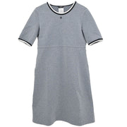 Chanel Short Sleeve Dress Gray 98P #42 79695