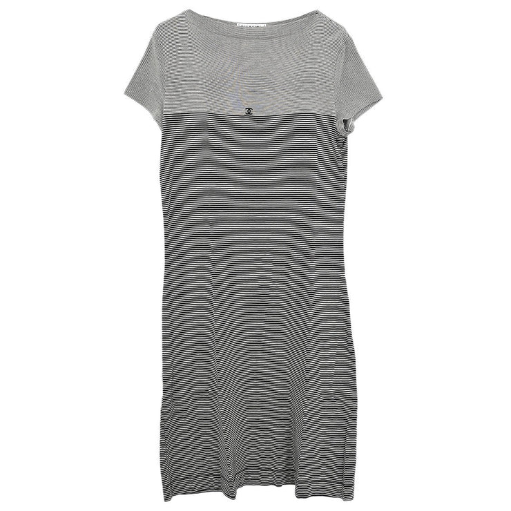 Chanel Dress Black White 97C #42 99812
