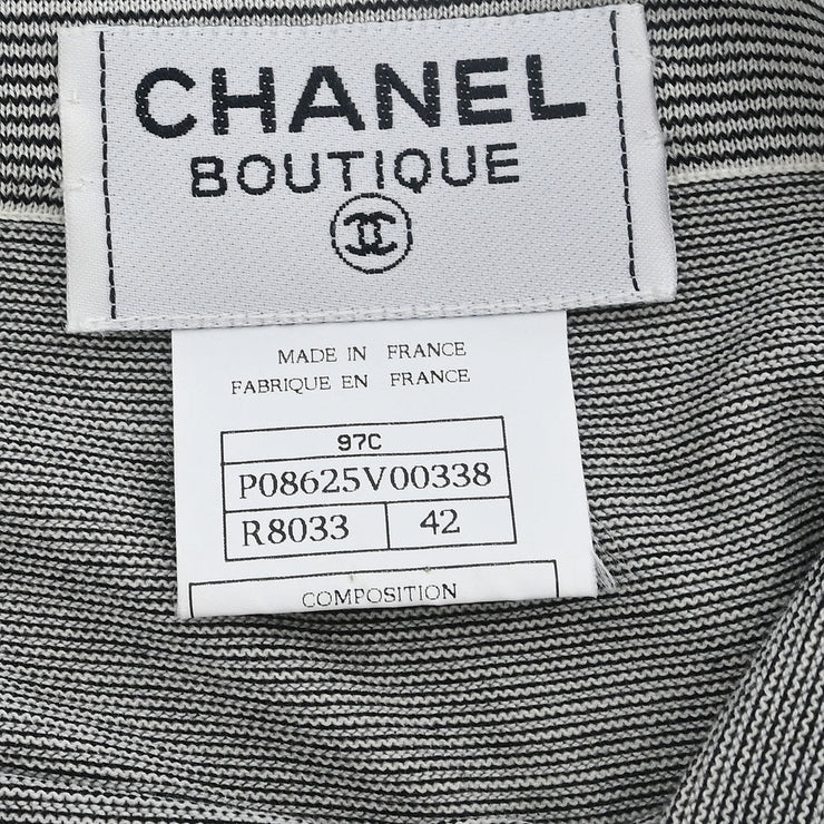 Chanel Dress Black White 97C #42 99812