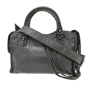Balenciaga Gray Classic Mini City 2way Handbag 300295.3260 K.1669 AQ00002
