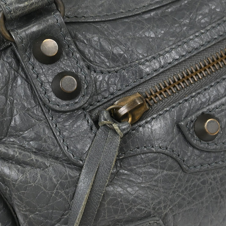 Balenciaga Gray Classic Mini City 2way Handbag 300295.3260 K.1669 AQ00002