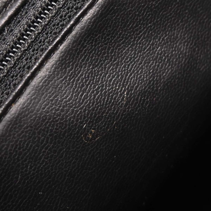 Chanel Black Calfskin Triple CC Shoulder Tote Bag AQ00003