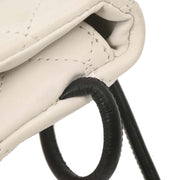 Chanel * White Calfskin Cambon Ligne Shoulder Bag AQ00006