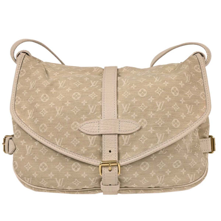 Louis Vuitton Monogram Mini Lin Saumur 30 Shoulder Bag M95314 MB0067 AQ00011