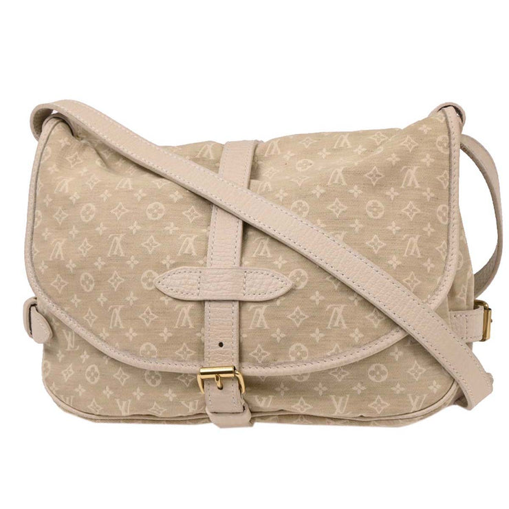 Louis Vuitton Monogram Mini Lin Saumur 30 Shoulder Bag M95314 MB0067 AQ00011