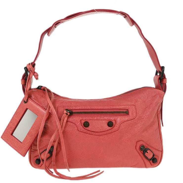 Balenciaga Pink Leather The Getaway Handbag 309935.6670 J.535269 AQ00016