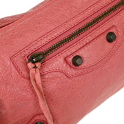 Balenciaga Pink Leather The Getaway Handbag 309935.6670 J.535269 AQ00016
