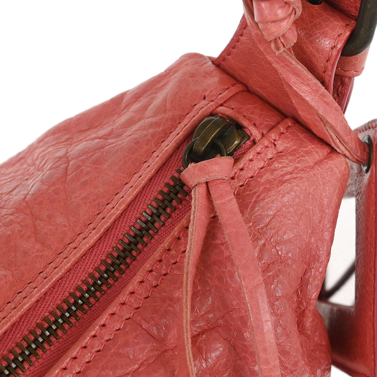 Balenciaga Pink Leather The Getaway Handbag 309935.6670 J.535269 AQ00016