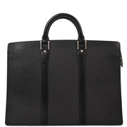 Louis Vuitton Black Taiga Lozan Briefcase Handbag M30052 RI3151 AQ00017