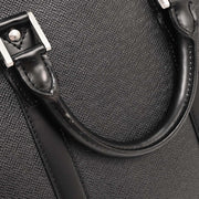 Louis Vuitton Black Taiga Lozan Briefcase Handbag M30052 RI3151 AQ00017