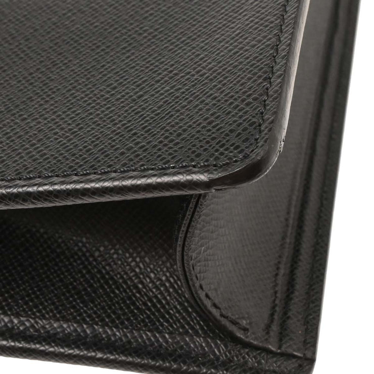 Louis Vuitton Black Taiga Lozan Briefcase Handbag M30052 RI3151 AQ00017