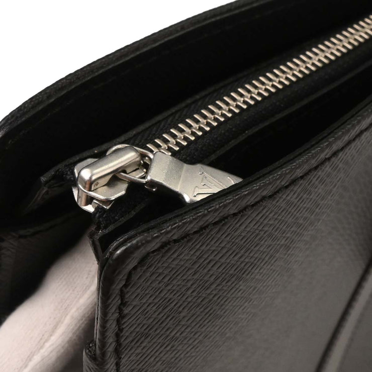 Louis Vuitton Black Taiga Lozan Briefcase Handbag M30052 RI3151 AQ00017