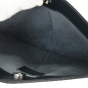 Louis Vuitton Black Epi Pochette Demi-lune Handbag M52622 SP0042 AQ00020