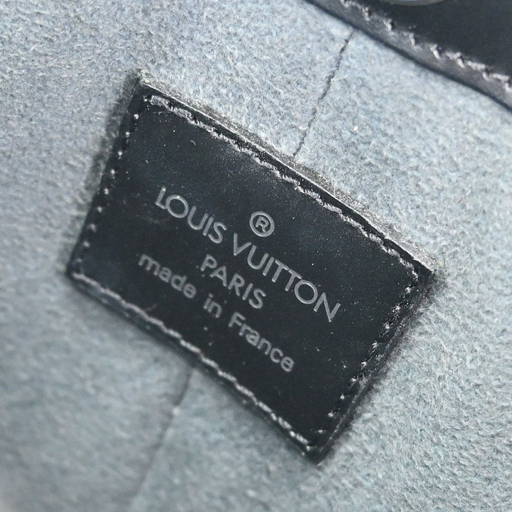Louis Vuitton Black Epi Pochette Demi-lune Handbag M52622 SP0042 AQ00020