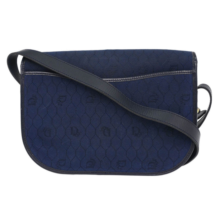 Christian Dior Navy Honeycomb Shoulder Bag AQ00022
