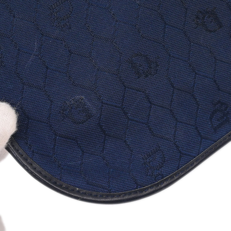 Christian Dior Navy Honeycomb Shoulder Bag AQ00022