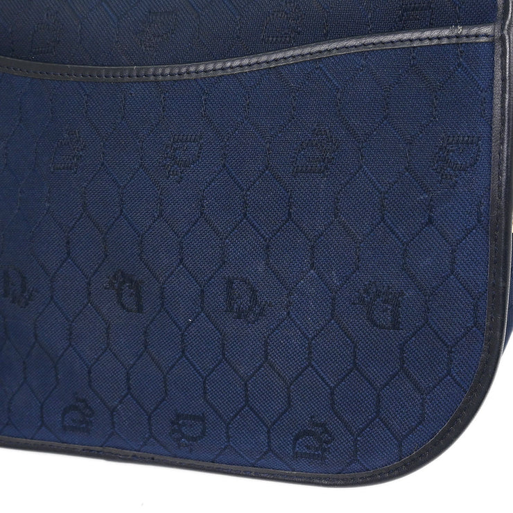 Christian Dior Navy Honeycomb Shoulder Bag AQ00022