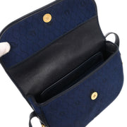 Christian Dior Navy Honeycomb Shoulder Bag AQ00022