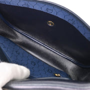 Christian Dior Navy Honeycomb Shoulder Bag AQ00022