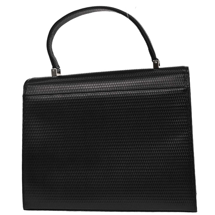 Yves Saint Laurent Black Leather Handbag AQ00024