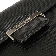 Yves Saint Laurent Black Leather Handbag AQ00024