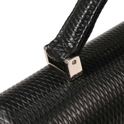 Yves Saint Laurent Black Leather Handbag AQ00024