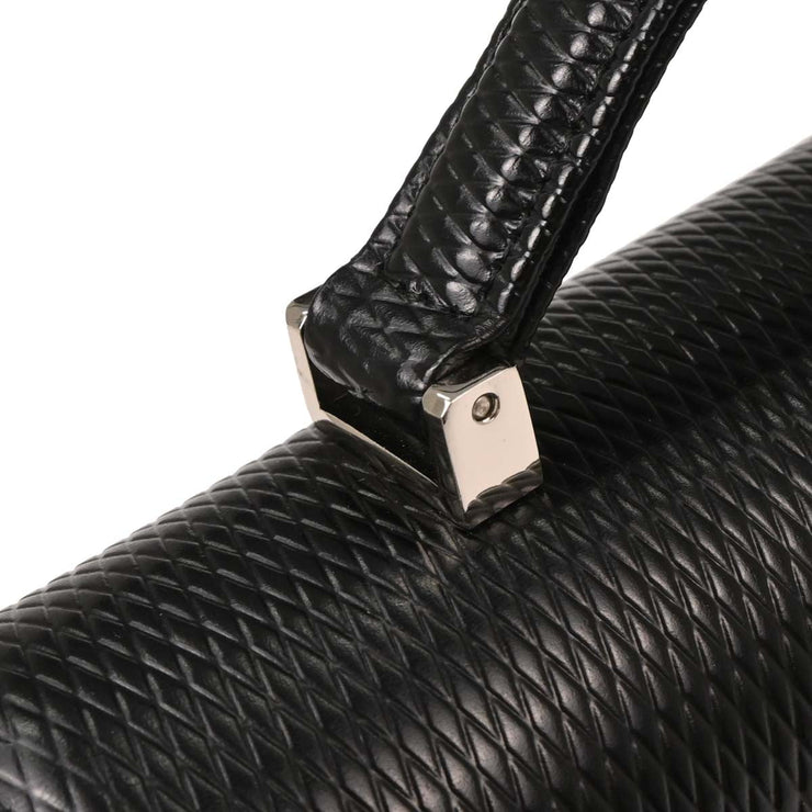 Yves Saint Laurent Black Leather Handbag AQ00024